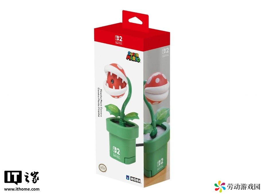 Hori 发布任天堂 Switch 2 游戏机摄像头：“吞食花”设计可防窥
